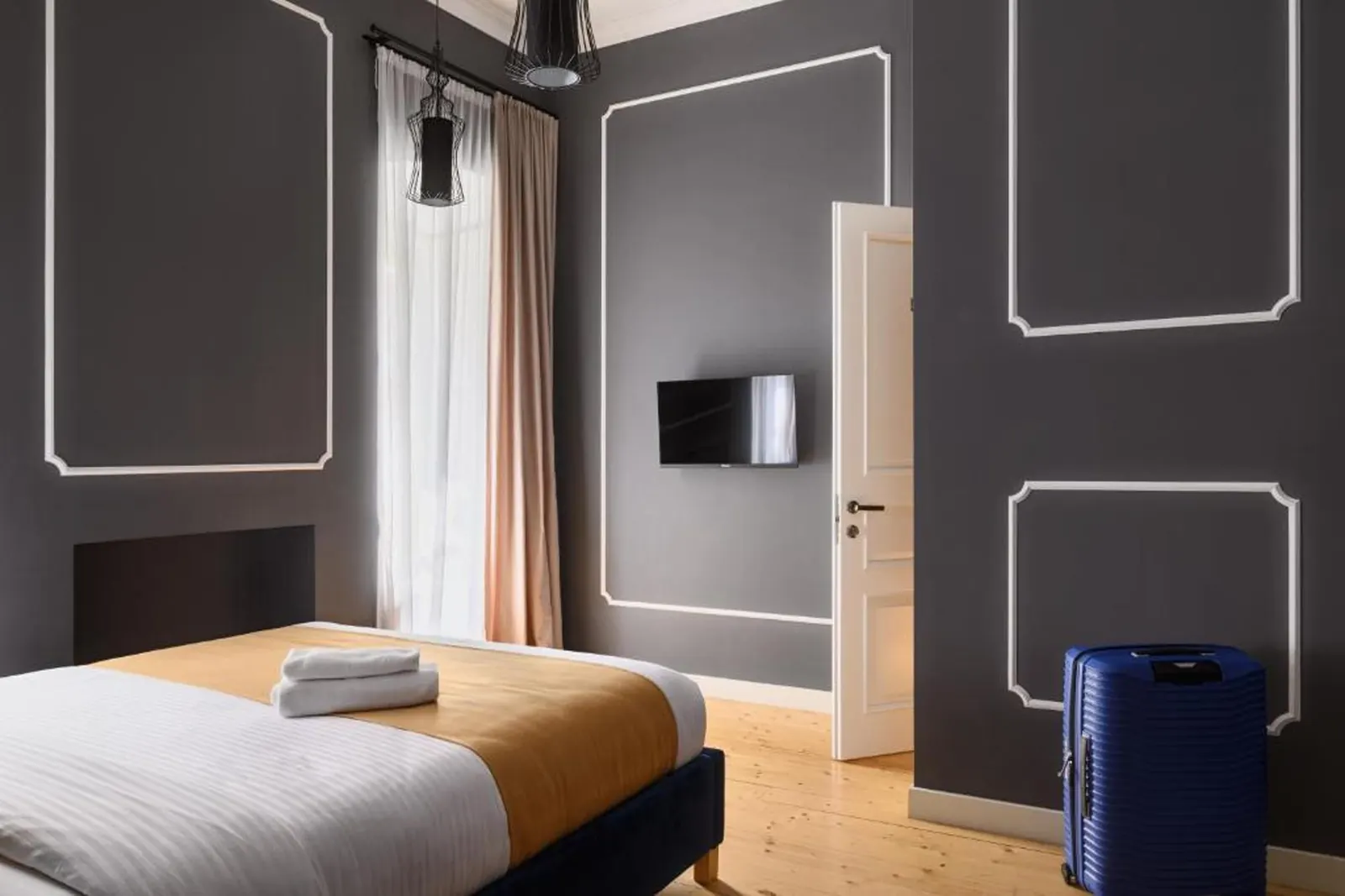 Standard double room at Blue Balcony — stylish boutique hotel in Tbilisi, Georgia
